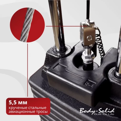 Грузоблочный тренажер Жим ногами Body-Solid ProDual DCLP-SF Грузоблочный тренажер Жим ногами Body-Solid ProDual DCLP-SF