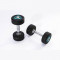 Гантели в уретане LIVEPRO Studio Dumbbells 9 кг, черный/синий
