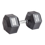 Гантель 37,5 кг гексагональная ZSO обрезиненная Гантель 37,5 кг гексагональная ZSO обрезиненная