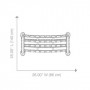 Подставка под хромированные гантели на 12 пар Hoist Beauty Bell Rack CF-3462-3