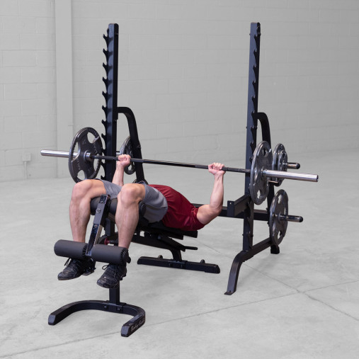 Силовая стойка Body-Solid ProClub GPR370B для жимов и приседов со штангой (черная) Силовая стойка Body-Solid ProClub GPR370B для жимов и приседов со штангой (черная)