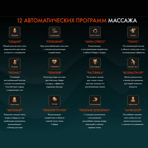 Массажное кресло UNO GRANDE UN624 Beige