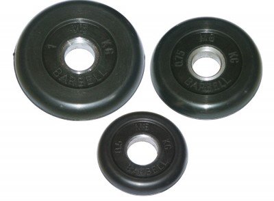 Блин "Стандарт" обрезиненный черный MB 25 кг ф50 мм Блин "Стандарт" обрезиненный черный MB 25 кг ф50 мм