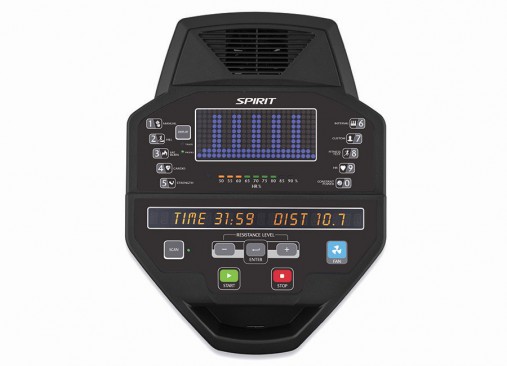 Консоль: 2х оконный матричный LED дисплей с голубой подсветкой