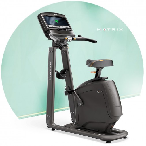 Домашний вертикальный велоэргометр Matrix U50XIR с большим сенсорным дисплеем