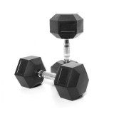 Гантель 25 кг гексагональная VictoryFit VF-H250 обрезиненная Гантель 25 кг гексагональная VictoryFit VF-H250 обрезиненная