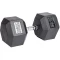 Гантель неразборная гексагональная VictoryFit VF-H550 (55 кг) Гантель 55 кг гексагональная VictoryFit VF-H550 обрезиненная