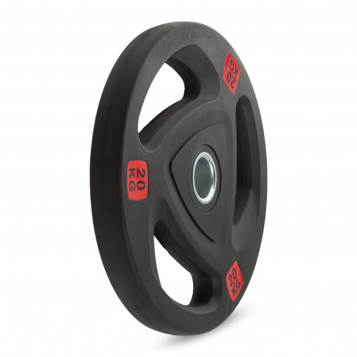 Набор дисков 51 мм. с 3-мя хватами от 2,5-25 кг VictoryFit (155 кг, 6 пар) серии ST с полиуретановым покрытием