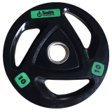 Диск обрезиненный c 3-м хватом Smith Strength 10 кг Диск обрезиненный c 3-м хватом Smith Strength 10 кг