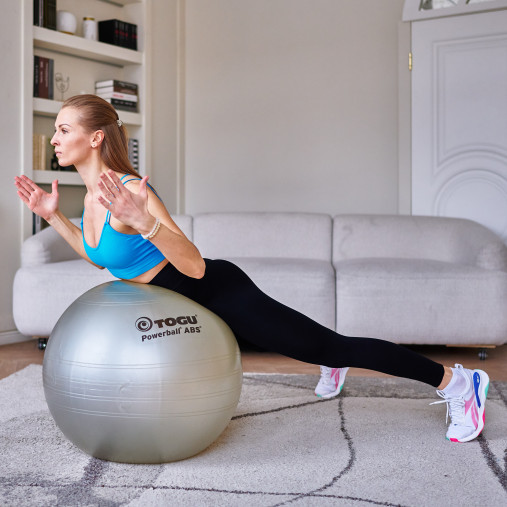 Гимнастический мяч TOGU ABS Powerball 65 см цветной Гимнастический мяч TOGU ABS Powerball 65 см цветной