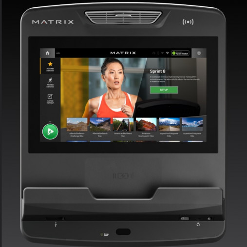 Эллиптический тренажер Matrix Ascent Trainer Performance с изменяющимся углом наклона и длиной шага. Консоль Touch Base Эллиптический тренажер Matrix Ascent Trainer Performance с изменяющимся углом наклона и длиной шага. Консоль Touch Base