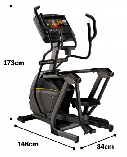 Эллиптический эргометр Matrix E50XUR домашний с 22-дюймовой тачскрин консолью