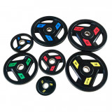 Диск обрезиненный 15 кг черно-желтый AeroFit AFPLC