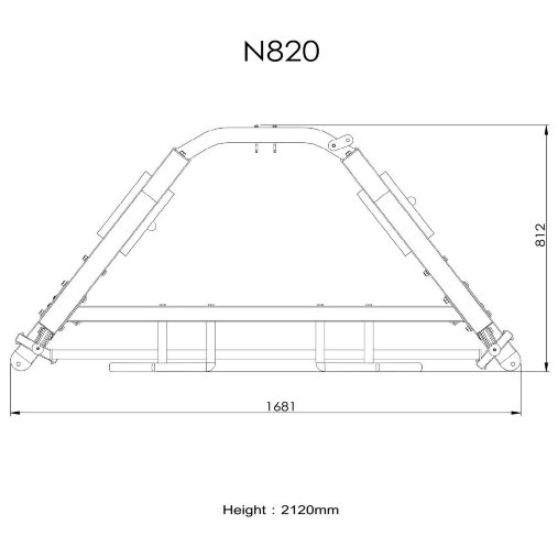 Двойная блочная стойка Protrain HCXK-1011 Двойная блочная стойка Protrain HCXK-1011