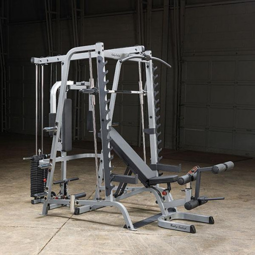 Машина Смита Body Solid GS348Q с тягой и стеком 90 кг (без скамьи и батерфляя)