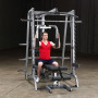Машина Смита Body Solid GS348Q с тягой и стеком 90 кг (без скамьи и батерфляя)