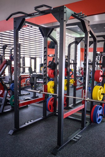 Усиленная силовая стойка с турником AeroFit Sterling SL7015 Усиленная силовая стойка с турником AeroFit Sterling SL7015