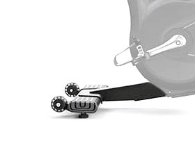 Транспортировочные колеса и ручка для удобства перемещения тренажера Транспортировочные колеса и ручка для удобства перемещения тренажера