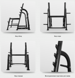 BRONZE GYM BR-1015 Рама для приседов