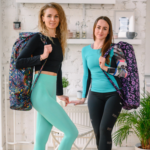 Чехол для коврика HUGGER MUGGER Batik Yoga Mat Bag багряное цветение