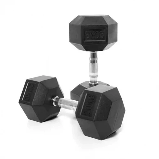 Гантель неразборная гексагональная 20 кг VictoryFit VF-H200 Гантель неразборная гексагональная 20 кг VictoryFit VF-H200