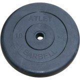 Диск 10 кг ATLET обрезиненный 51 мм MB BARBELL MB-AtletB51-10 Диск 10 кг ATLET обрезиненный 51 мм MB BARBELL MB-AtletB51-10