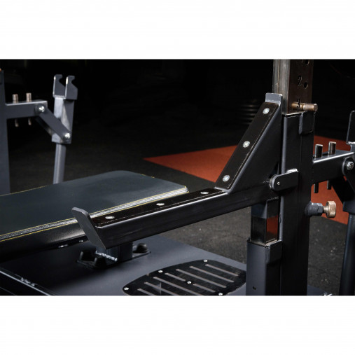 Скамья-стойка домкратная для жима лежа со страховочными упорами DHZ Olimpic Bench A3146 Скамья-стойка домкратная для жима лежа со страховочными упорами DHZ Olimpic Bench A3146