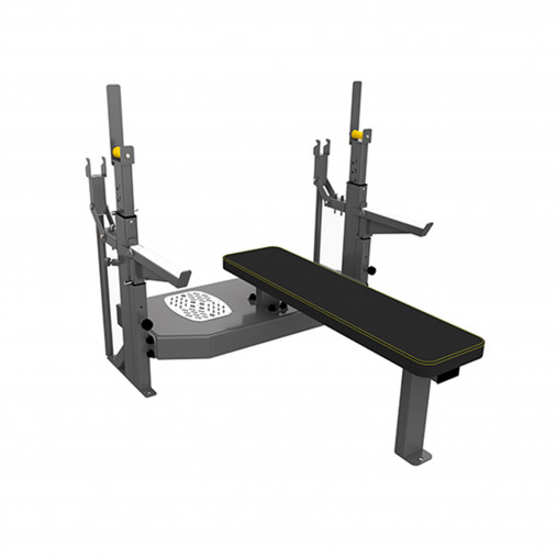 Скамья-стойка домкратная для жима лежа со страховочными упорами DHZ Olimpic Bench A3146 Скамья-стойка домкратная для жима лежа со страховочными упорами DHZ Olimpic Bench A3146